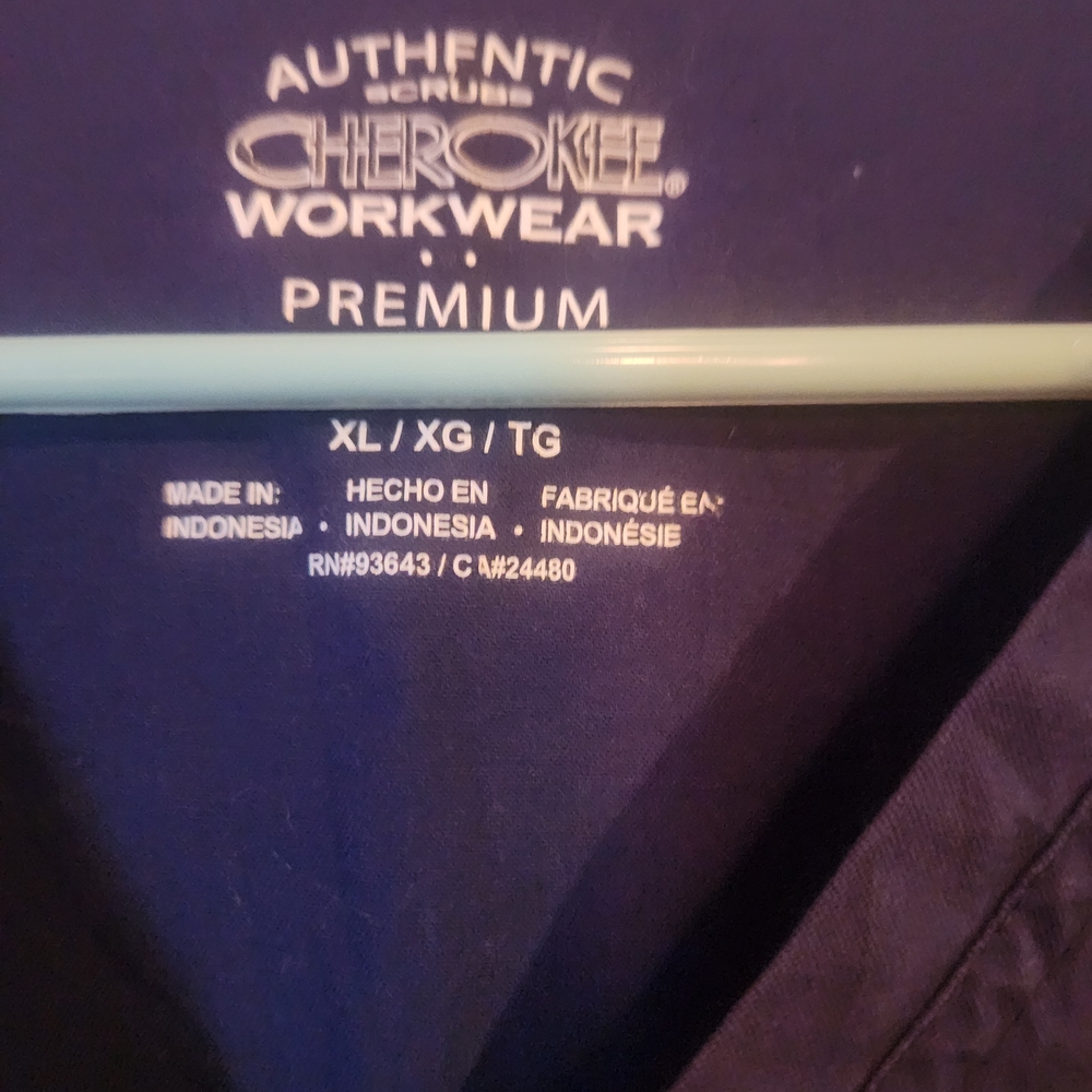 Cherokee Workwear Premium Navy Top